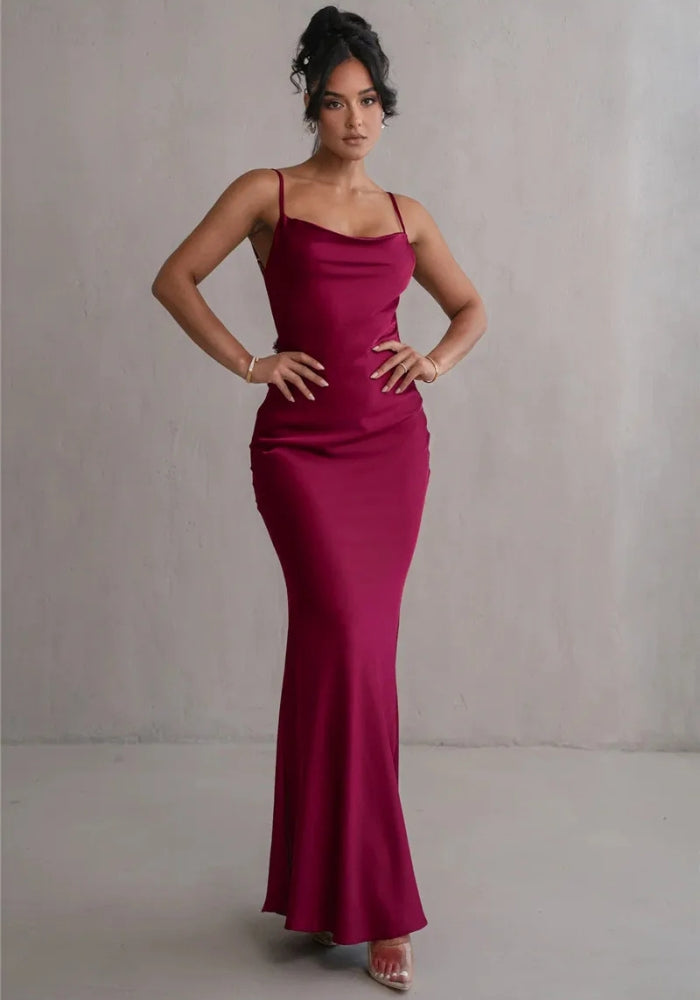 Backless Bridesmaid Dress