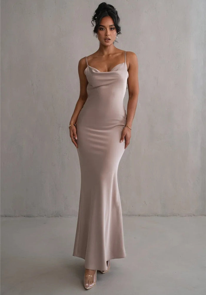 Backless Bridesmaid Dress