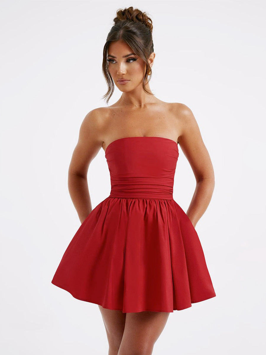 Red Skater Dress