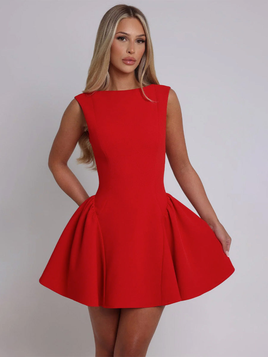 Red Skater Dress