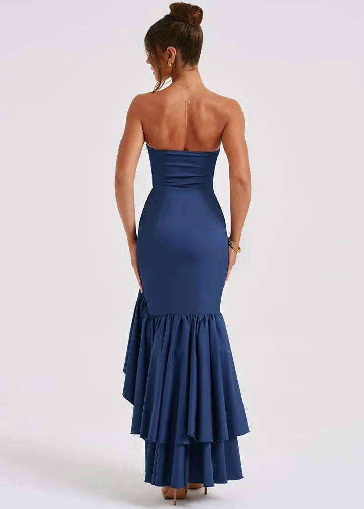 Strapless Ruffle Dress