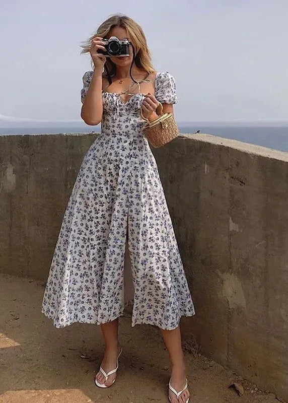 White Dress With Flower