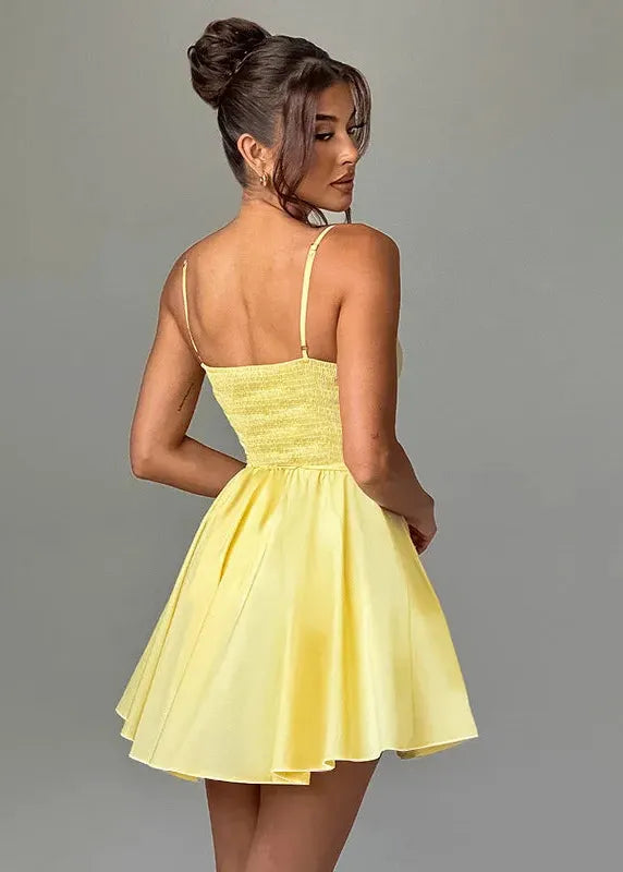 Yellow Corset Dress