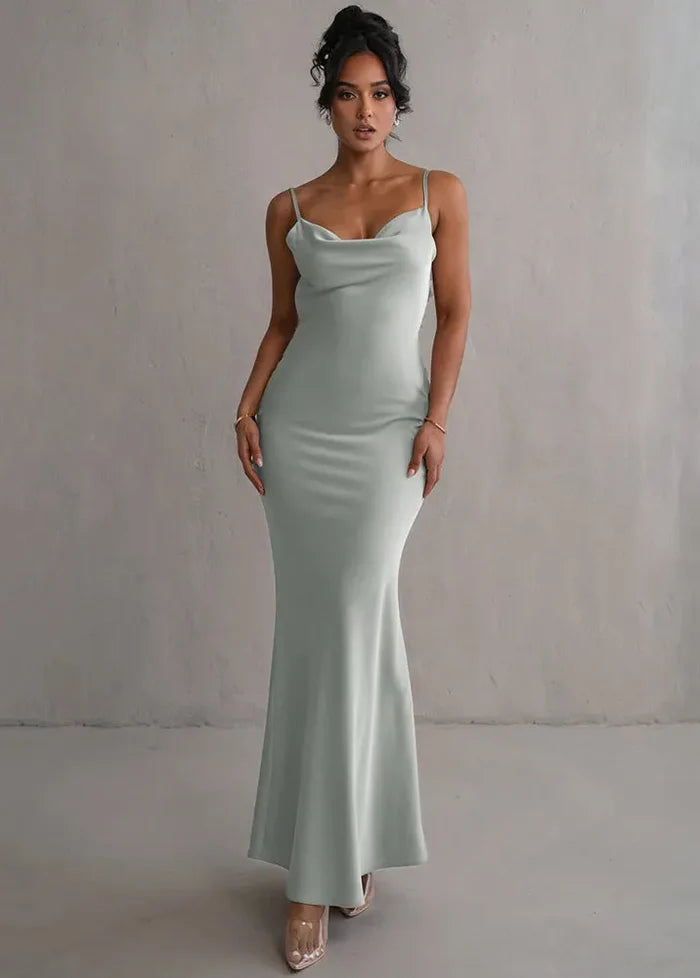 Backless Bridesmaid Dress