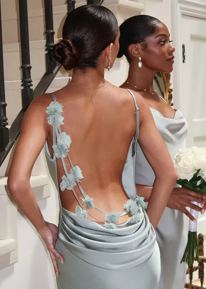 Backless Bridesmaid Dress