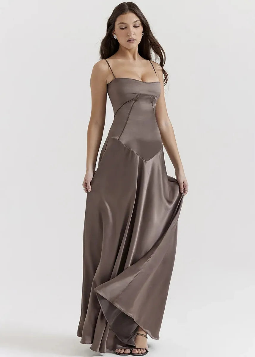 Taupe Long Dress