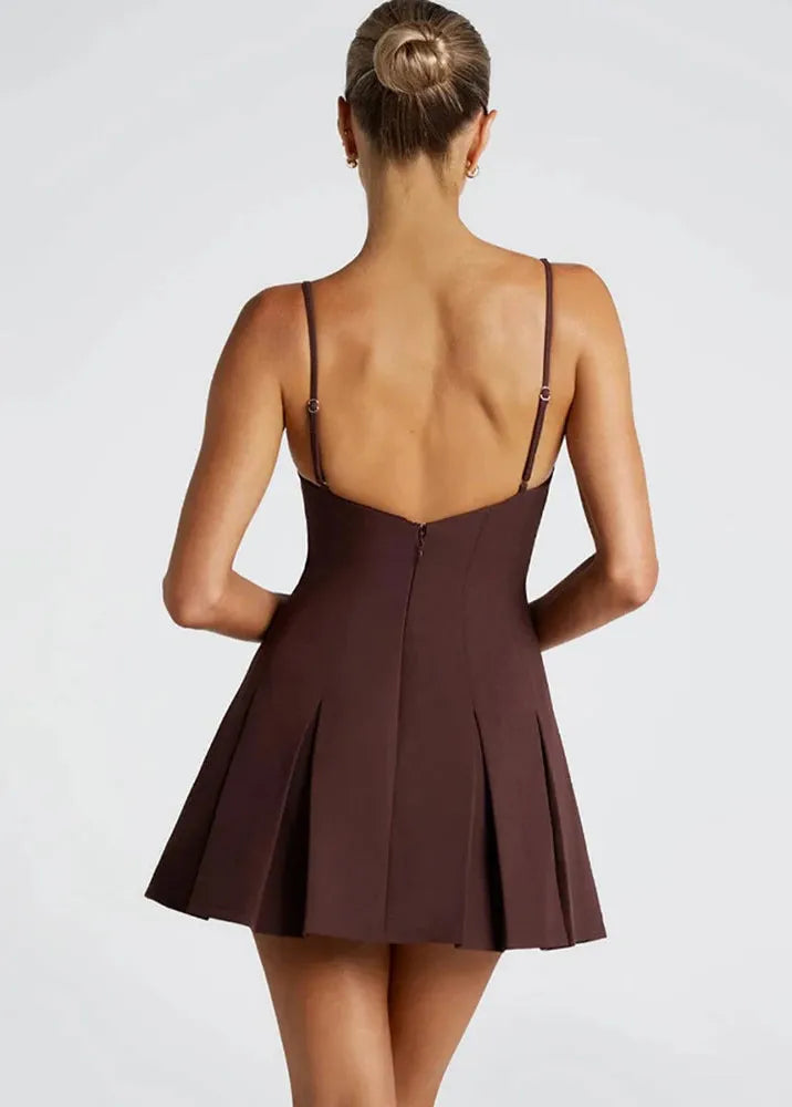 Chic Brown Dress