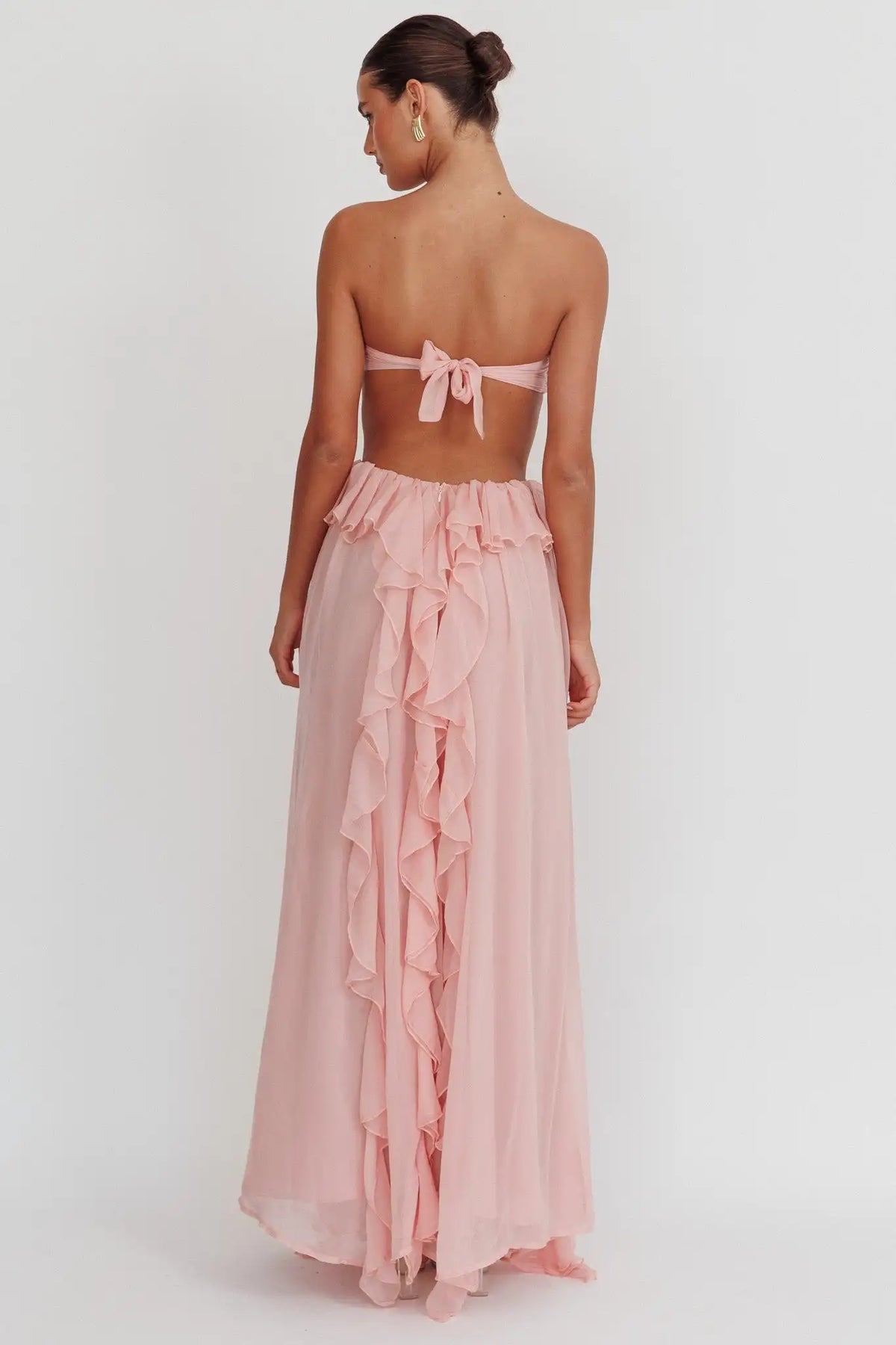 Pink Ruffled Dress