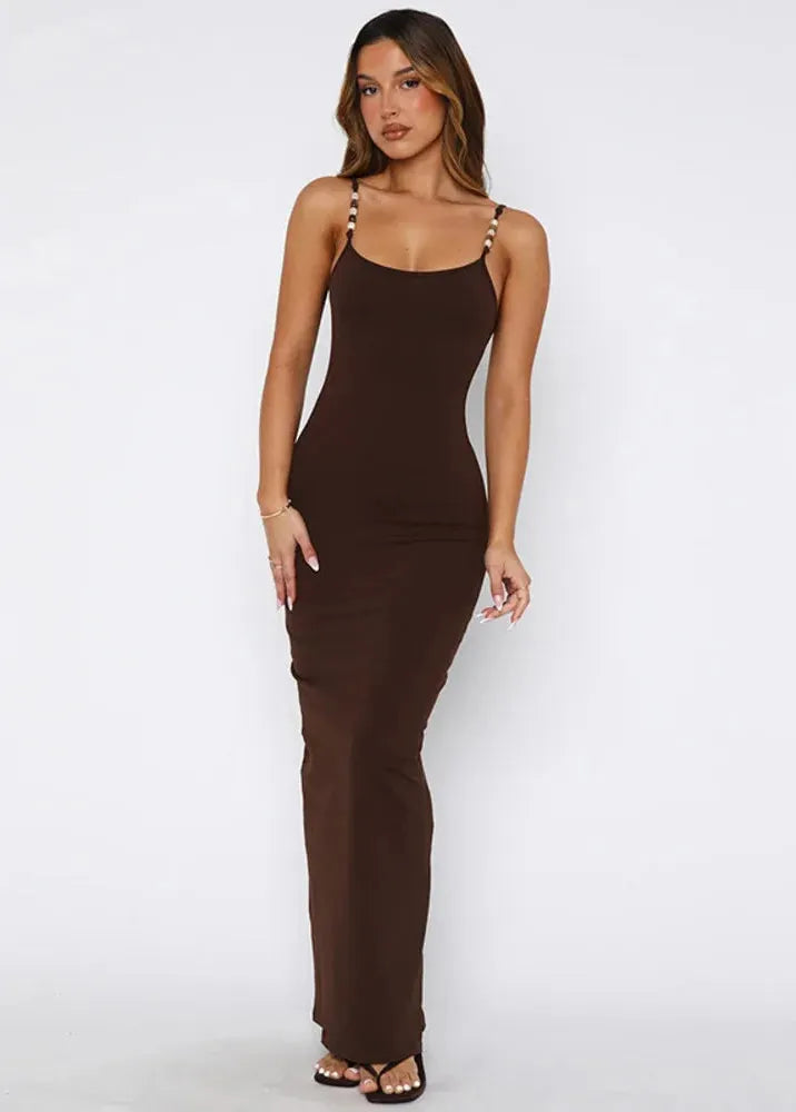 Spaghetti Strap Long Dress