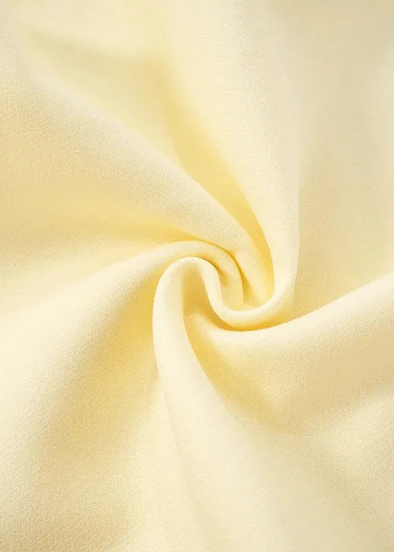 Pastel Yellow Bridesmaid Dress