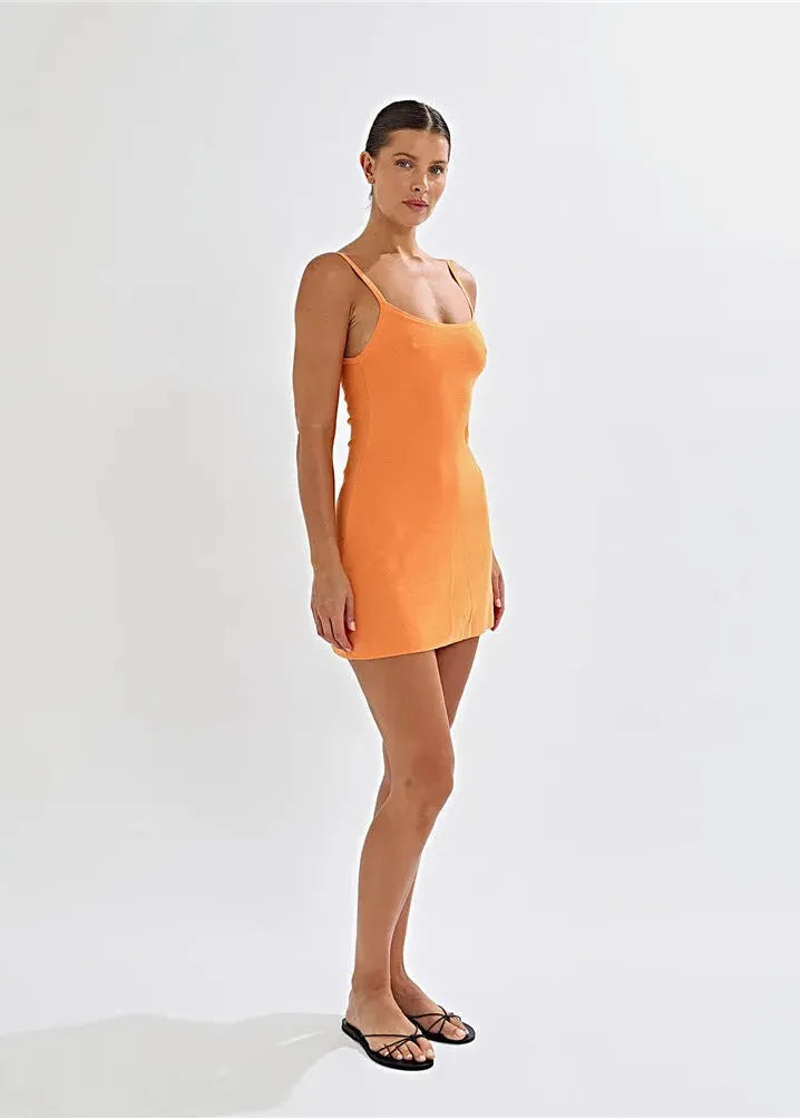 Orange Short Dress