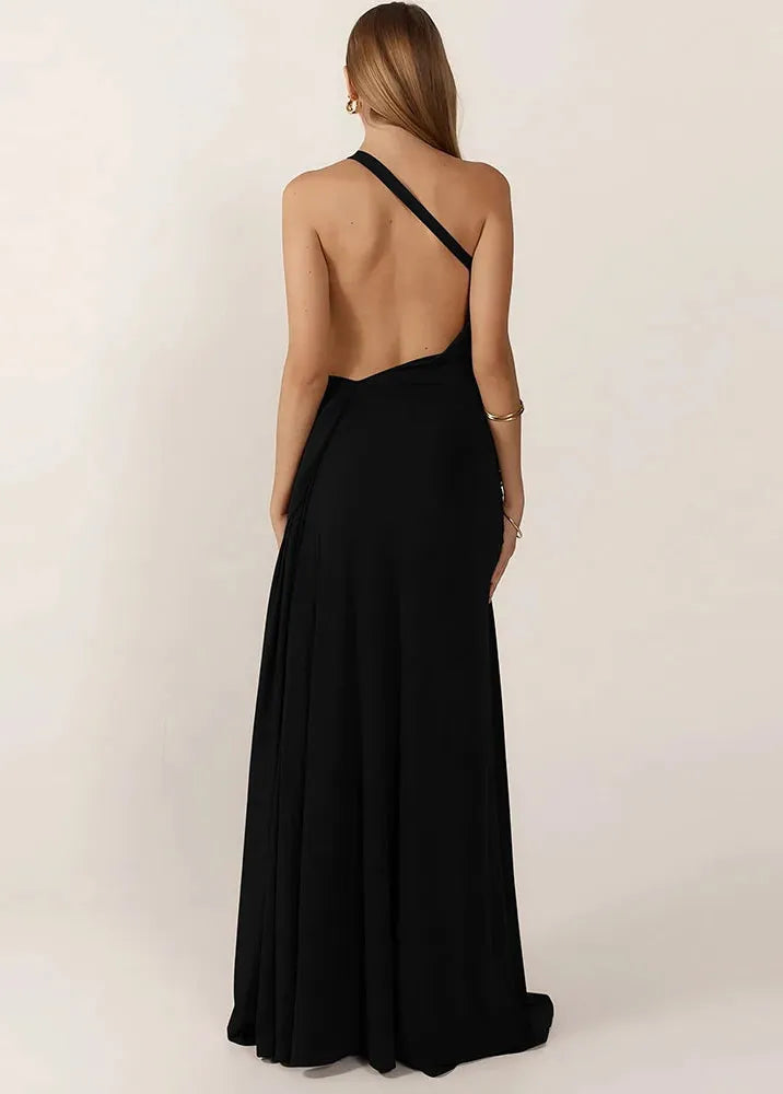 Backless Long Evening Dress