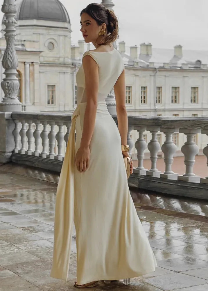 Beige Ceremony Dress