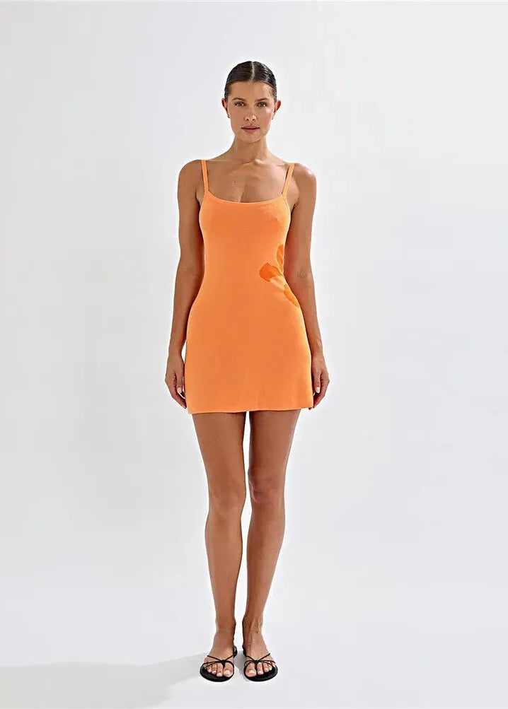 Orange Short Dress
