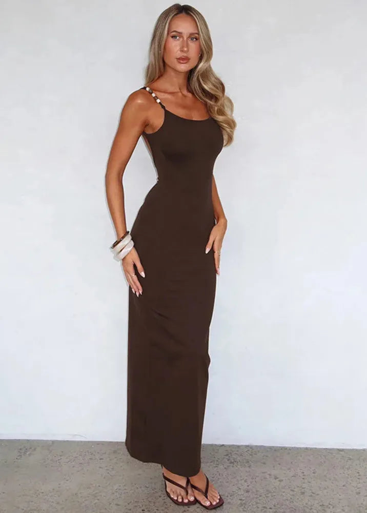 Spaghetti Strap Long Dress