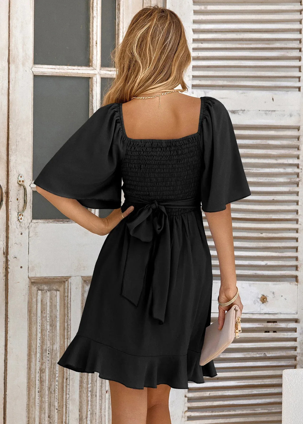 Black Wrap Dress