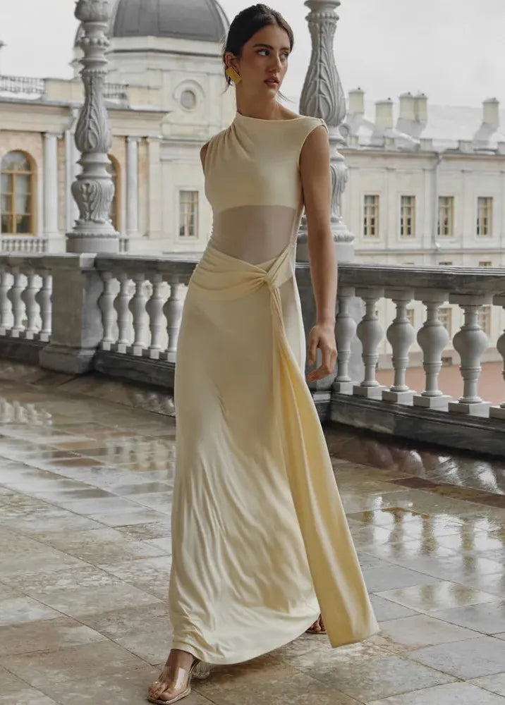 Beige Ceremony Dress