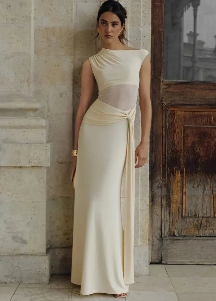 Beige Ceremony Dress