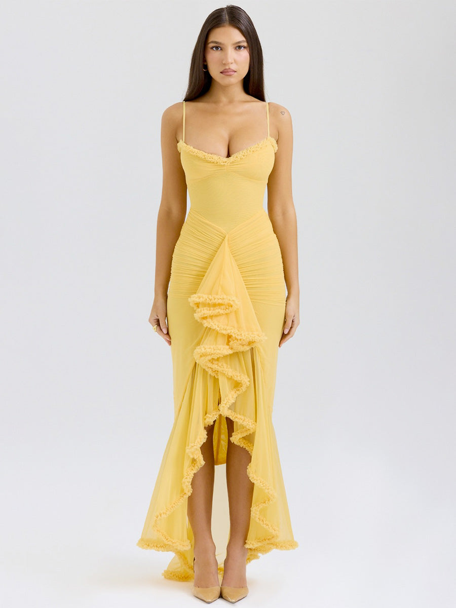 Yellow Cocktail Dress