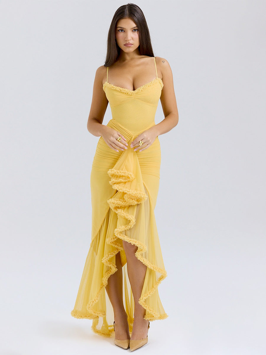 Yellow Cocktail Dress