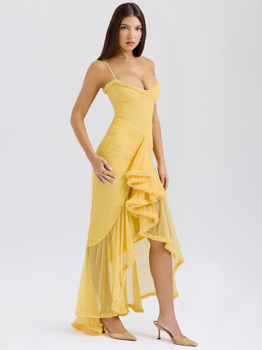 Yellow Cocktail Dress
