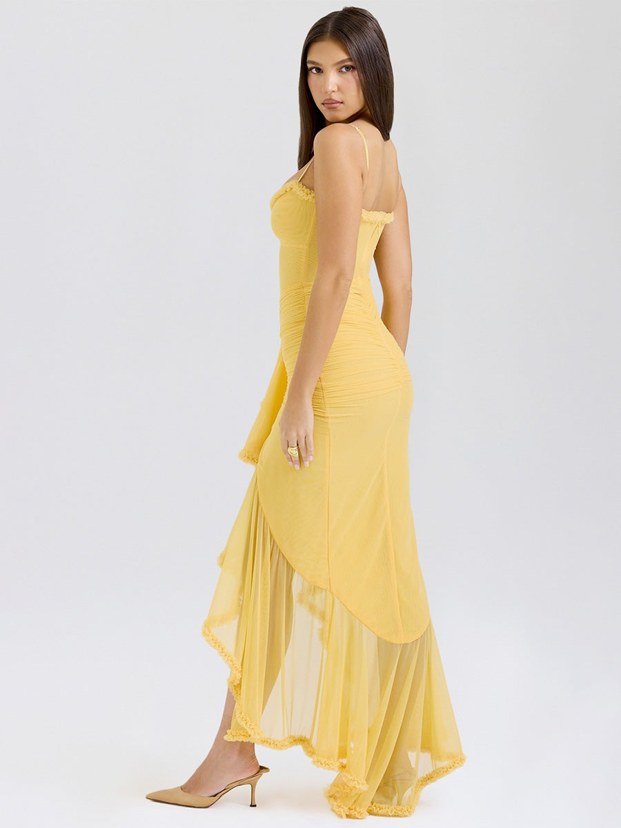 Yellow Cocktail Dress