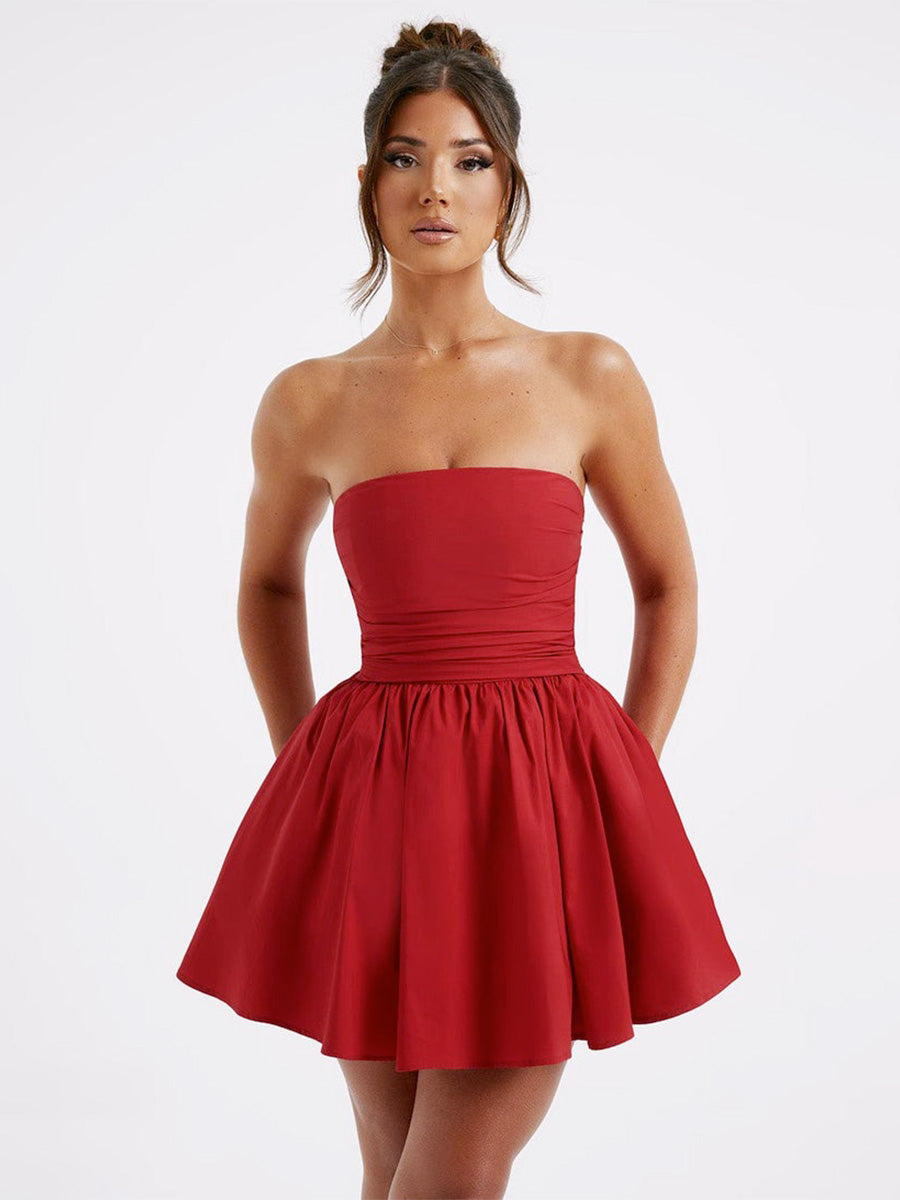 Red Skater Dress